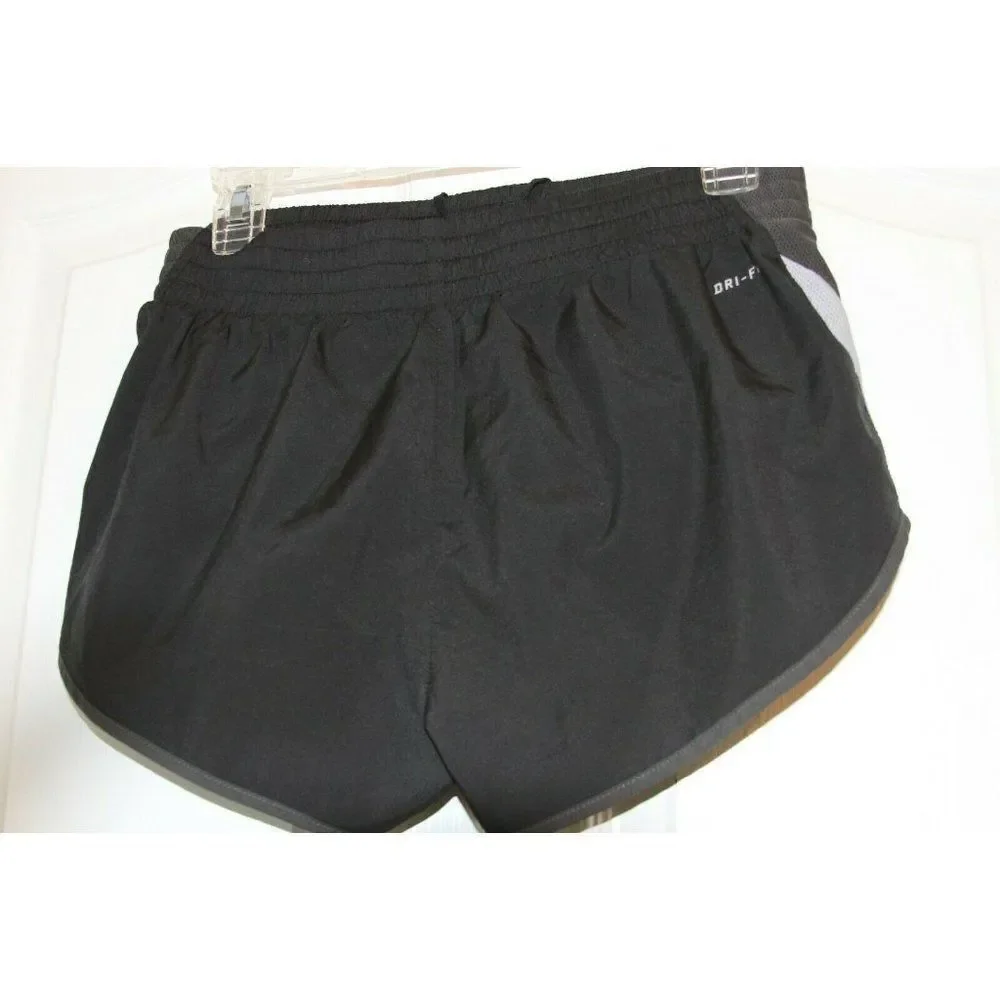 Nike Dri-FIT Athletic Shorts Gym Black Gray Liner Girls Size medium